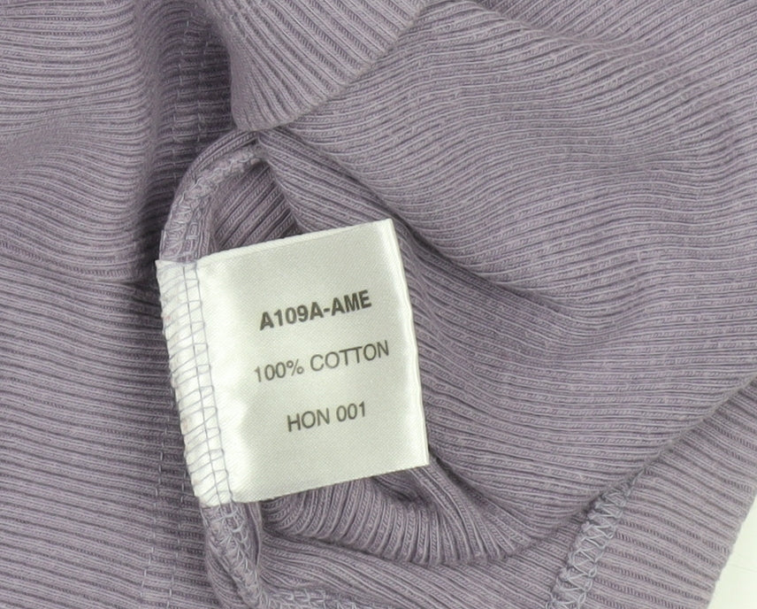 Cotton Traders Womens Purple 14/16 Sleeveless Cotton Tank Top