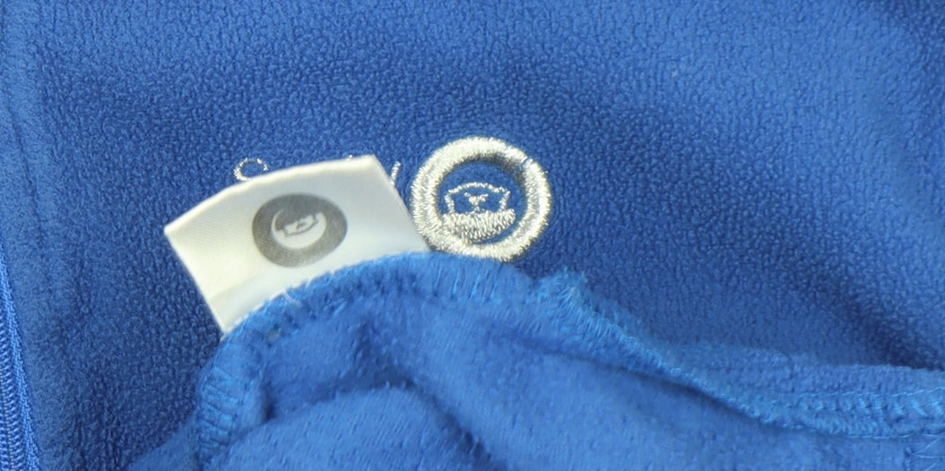 Spotty Otter Boys Blue 5-6 Years Fleece 1/4 Zip Activewear Jacket