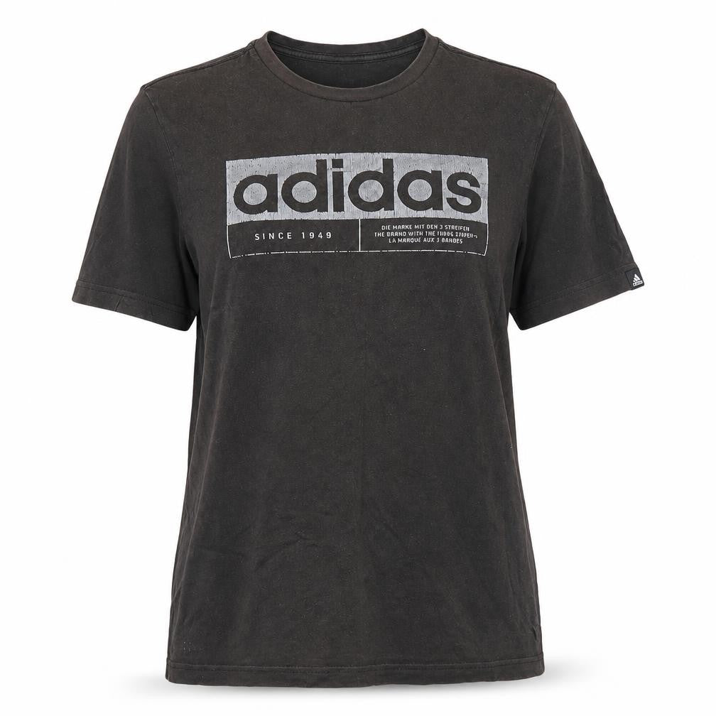 Adidas Women’s Black Short Sleeve Cotton T-Shirt Size 14