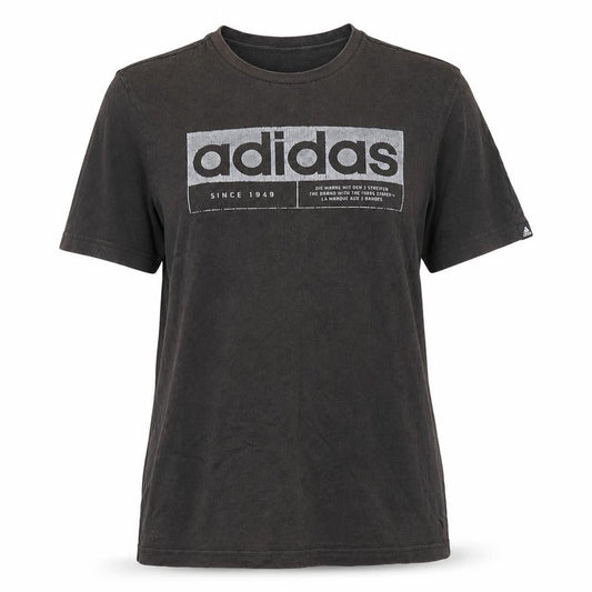 Adidas Women’s Black Short Sleeve Cotton T-Shirt Size 14