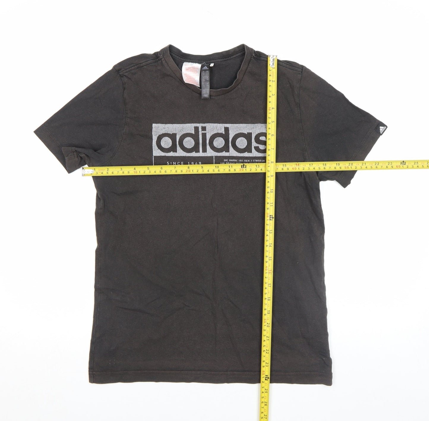 Adidas Women’s Black Short Sleeve Cotton T-Shirt Size 14