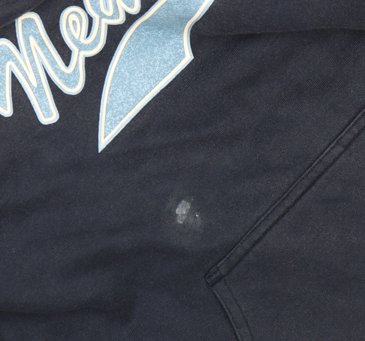 Penn Sports Men’s Blue Pullover Hoodie M New York Graphic Cotton Fleece