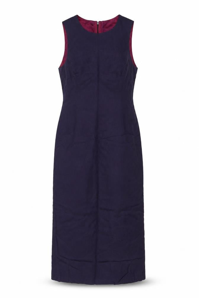 Principles Women’s Blue Sheath Dress UK 12 Sleeveless Formal Workwear