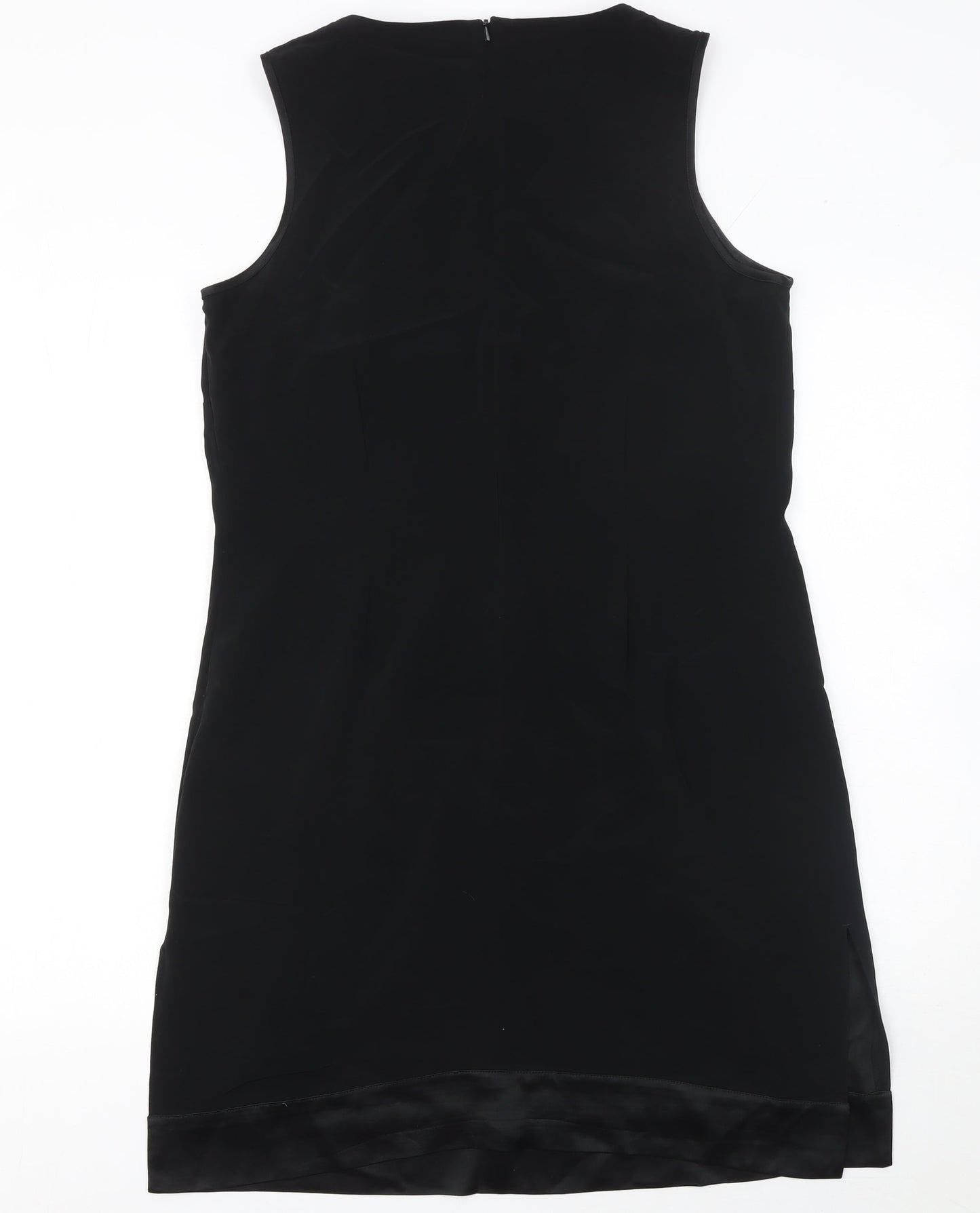 Next Women Black Sleeveless Sheath Knee Length Dress UK 12