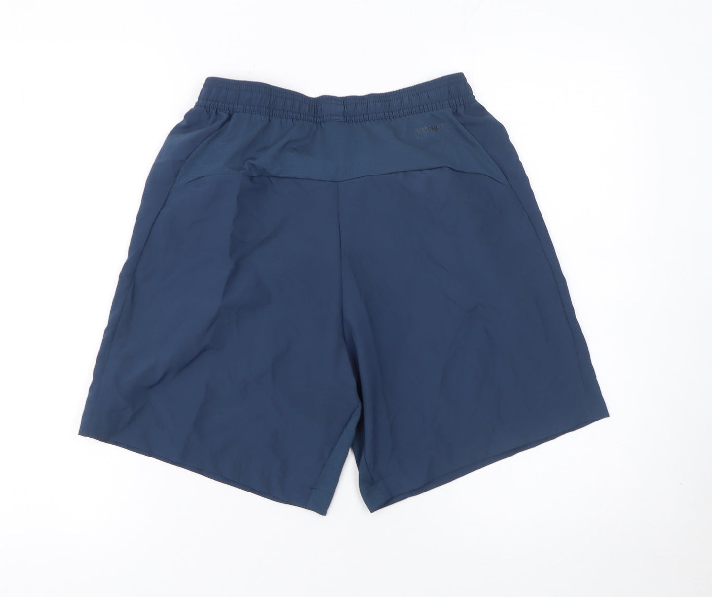 Adidas Men’s Blue Athletic Shorts S AEROREADY Primegreen Gym Running