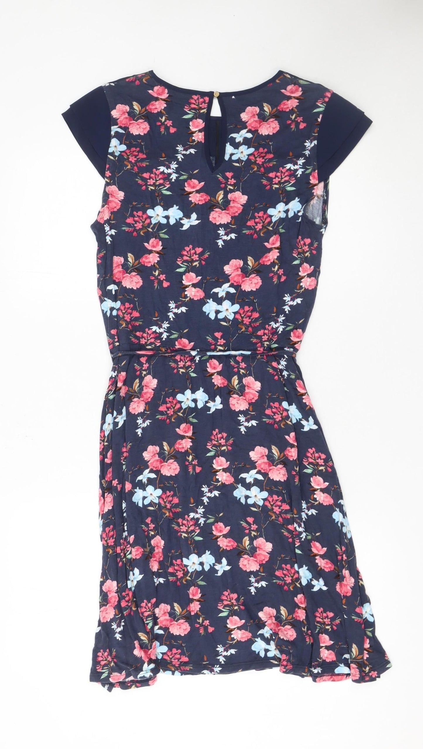Oasis Women’s Multicoloured Floral Knee Length Fit & Flare Dress - Size M