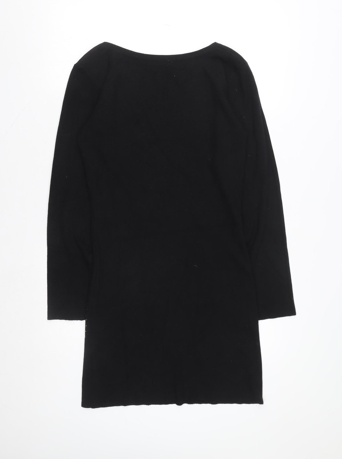 Quiz Women's Black Geometric Studded Knit Jacket Size L