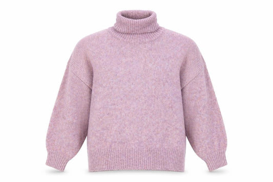 George Women’s Purple Roll Neck Knit Jumper M Relaxed Fit