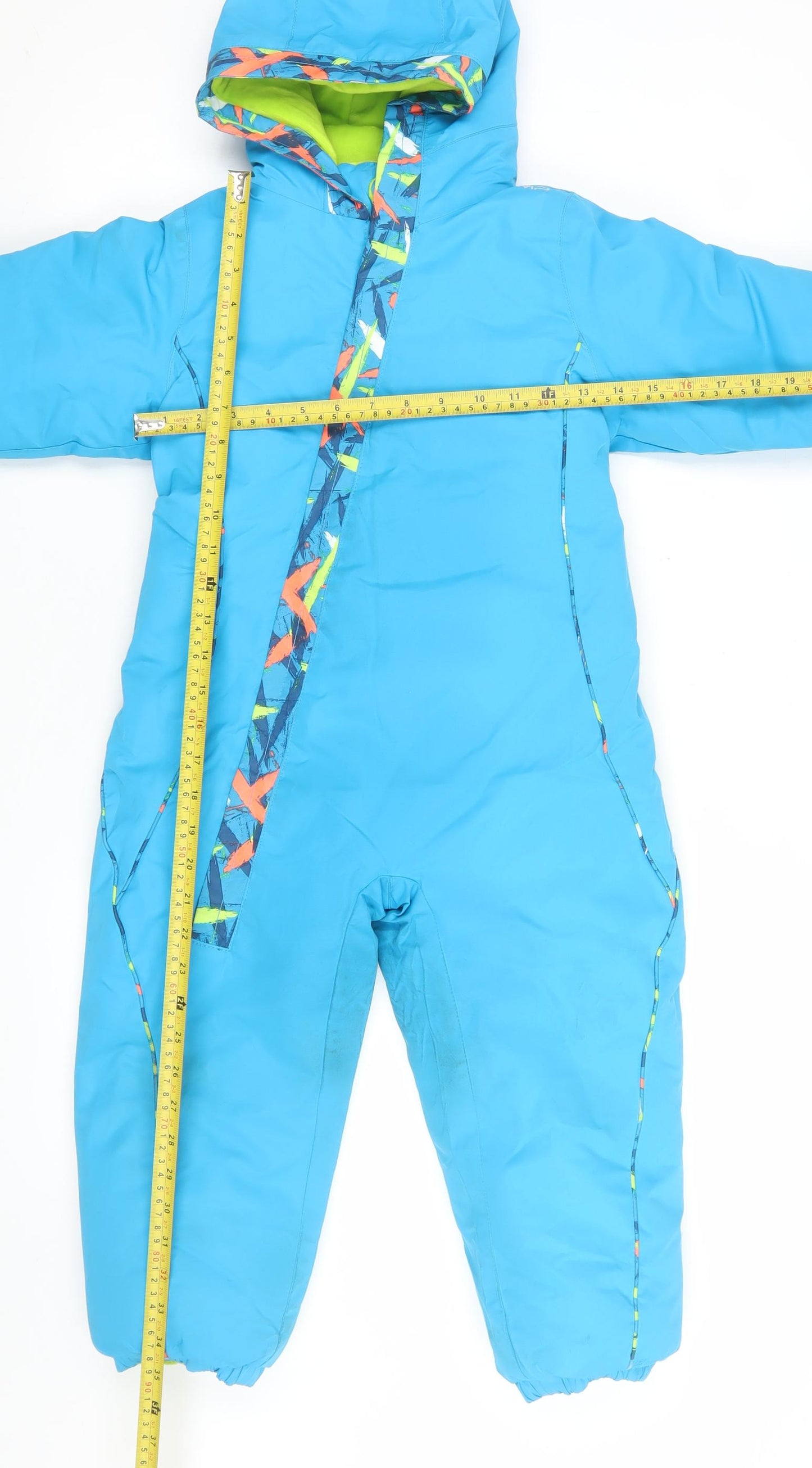 CMP Boys Blue Waterproof Insulated Ski Snowsuit 4 Years Hooded Winter Outerwear