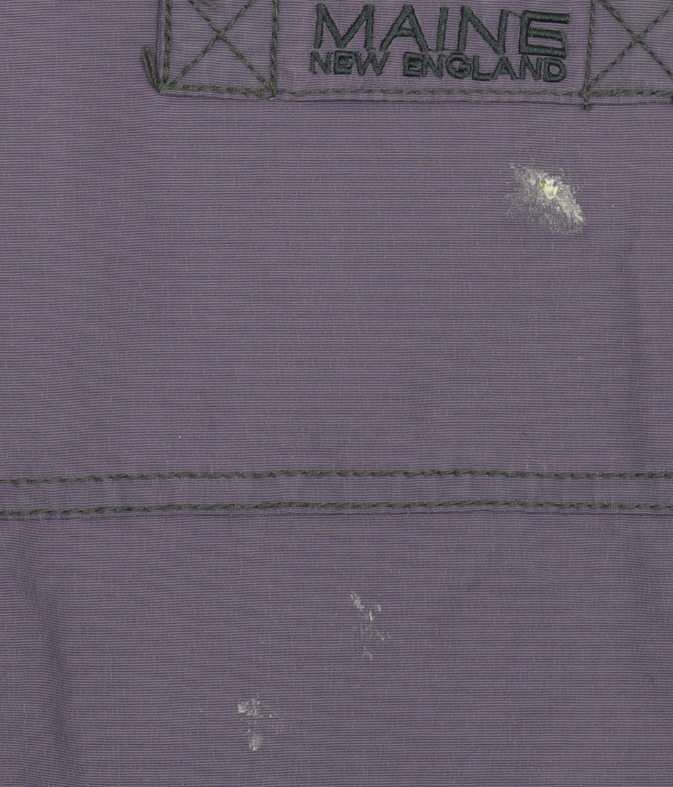 Maine New England Men's Purple 2XL Bomber Jacket Nylon Full Zip