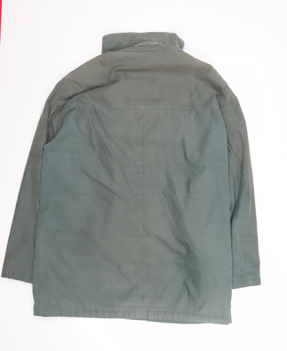 Aldon Women’s Green Mid-Length Lined Overcoat Jacket M