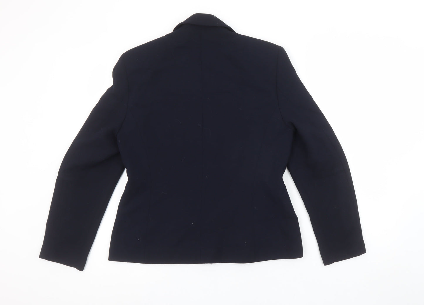 Marks and Spencer St Michael Women's Navy Blazer UK 10 Classic Fit