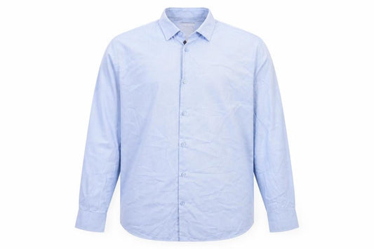 Dunnes Men Blue 2XL Regular Fit Long Sleeve Button-Up Shirt