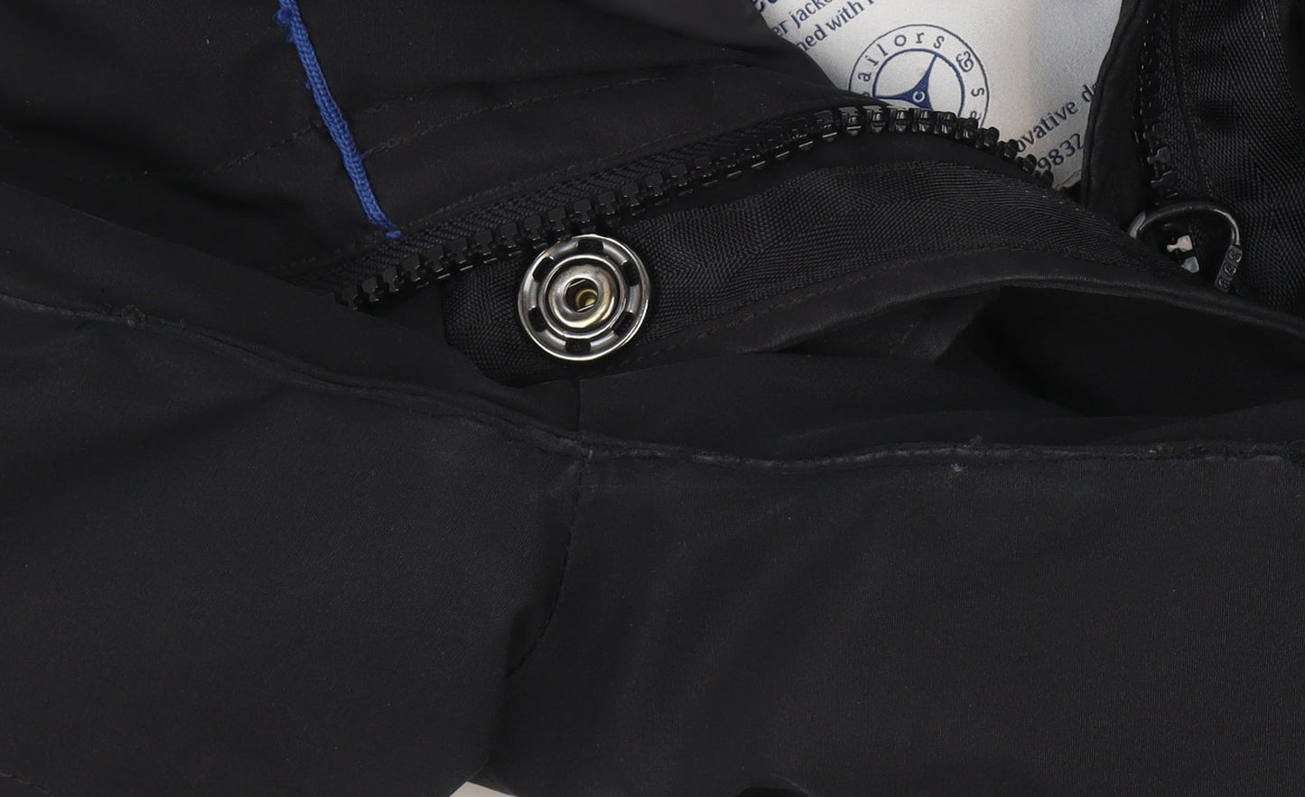 Sailors & Brides Men's Black Parka Coat S Hooded Lined Winter Jacket