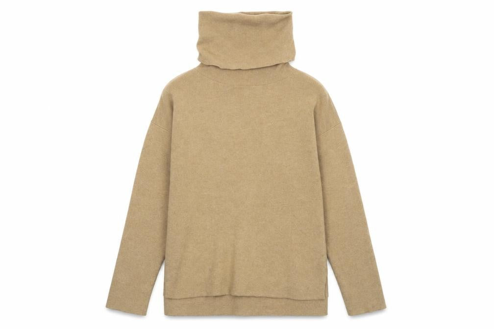 H&M Women’s Beige Roll Neck Pullover Jumper XS