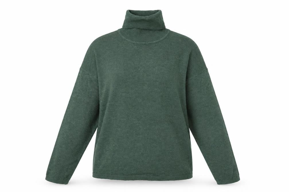 Primark Women Green XS Roll Neck Knit Jumper