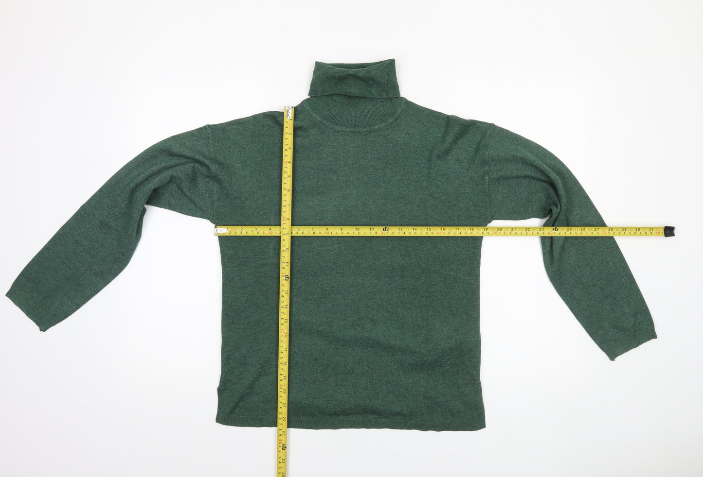 Primark Women Green XS Roll Neck Knit Jumper