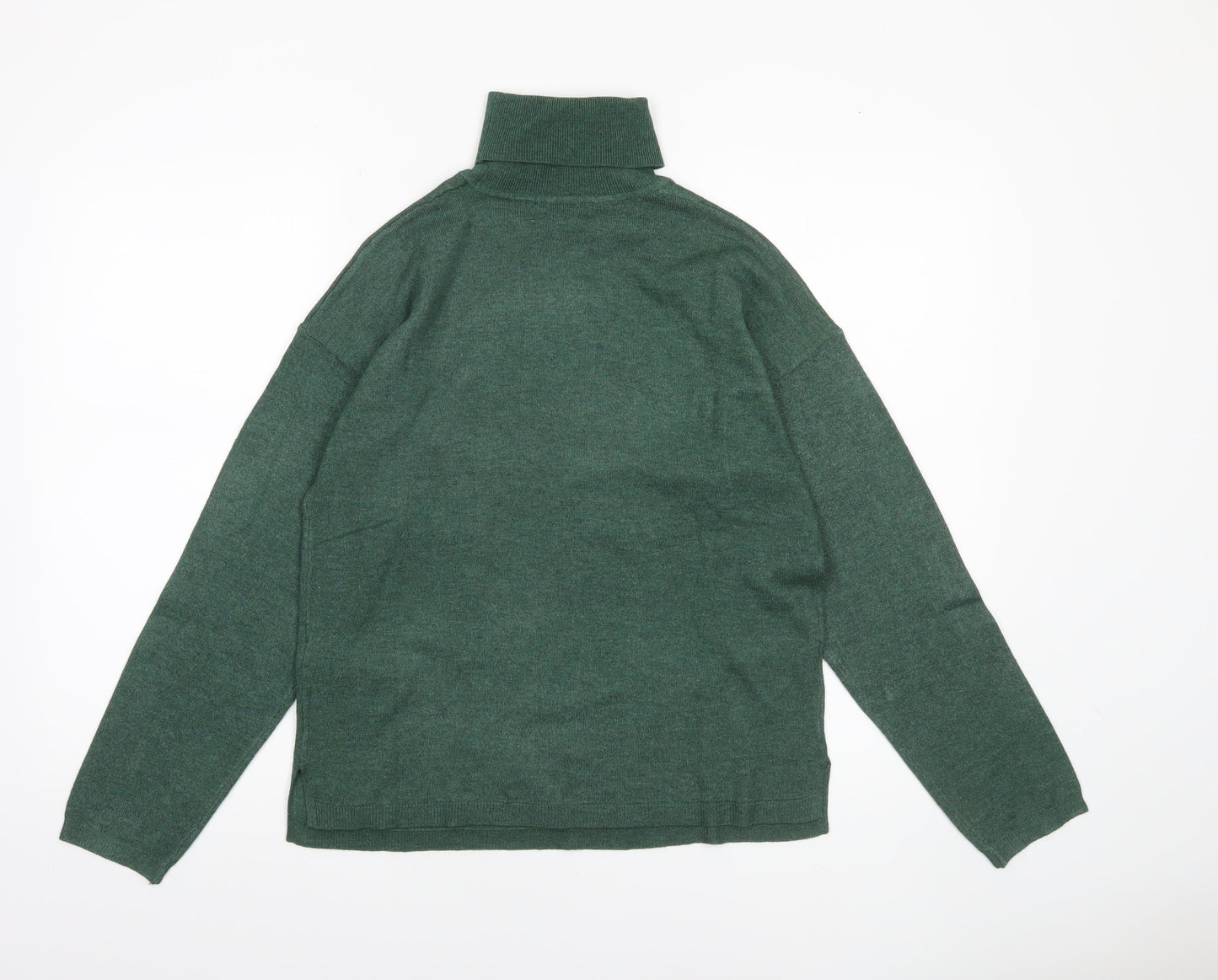 Primark Women Green XS Roll Neck Knit Jumper
