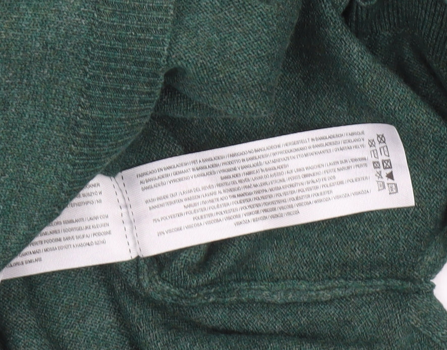 Primark Women Green XS Roll Neck Knit Jumper