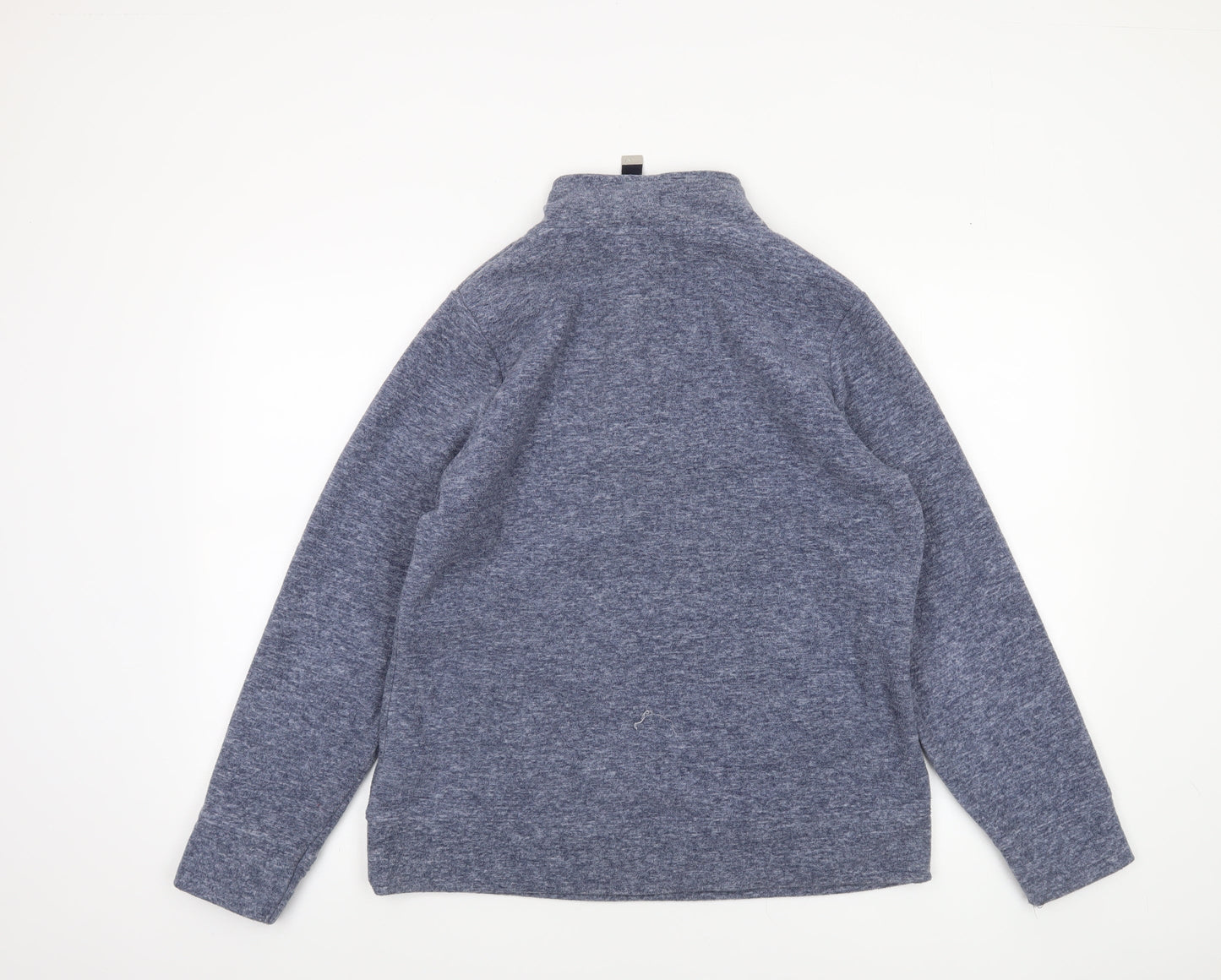 Maine New England Women Blue 1/4 Zip Pullover Sweatshirt Size 14