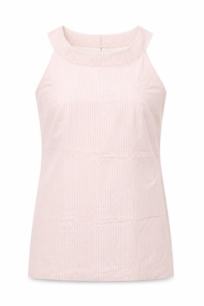 Cynthia Rowley Women's Pink Striped Sleeveless Shift Dress Size 12
