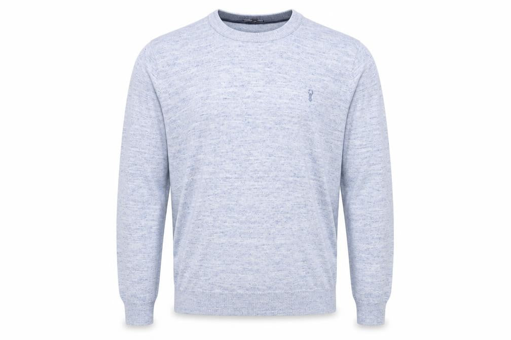 Next Men’s Blue Cotton Blend Crew Neck Jumper Size M