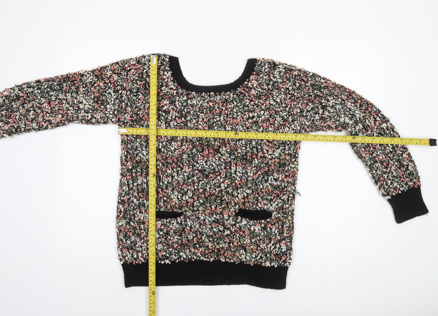 Stella Morgan Women’s Multicoloured Knit Pullover Jumper Size 12