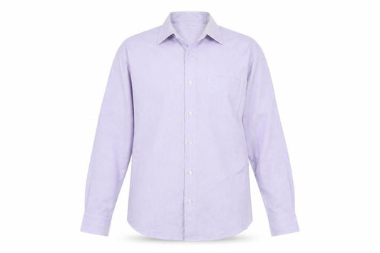 Dunnes Men's Purple Long Sleeve Regular Fit Dress Shirt 15.5” 40cm