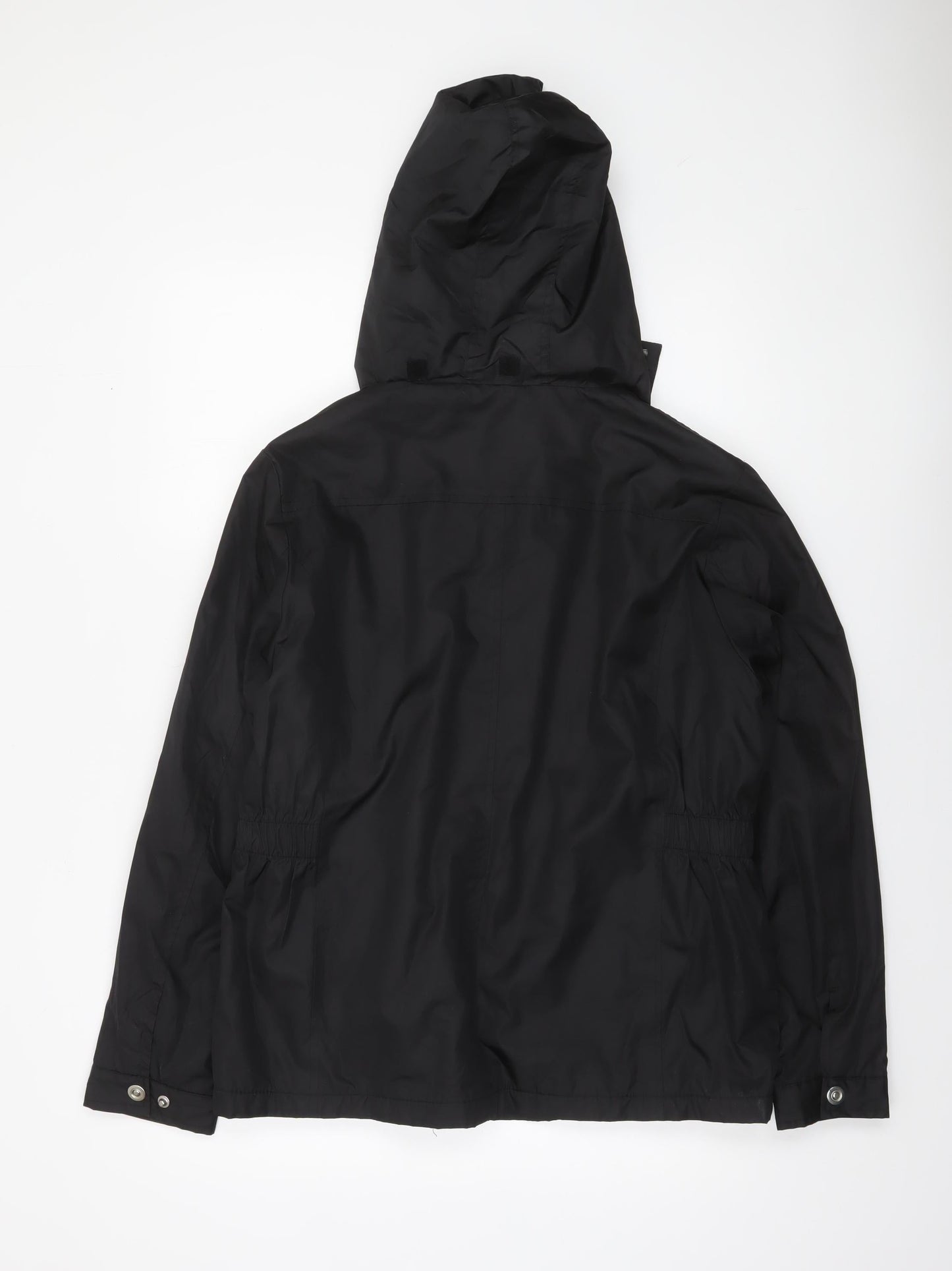 Dunnes Stores Womens Black Hooded Anorak Jacket Size 14