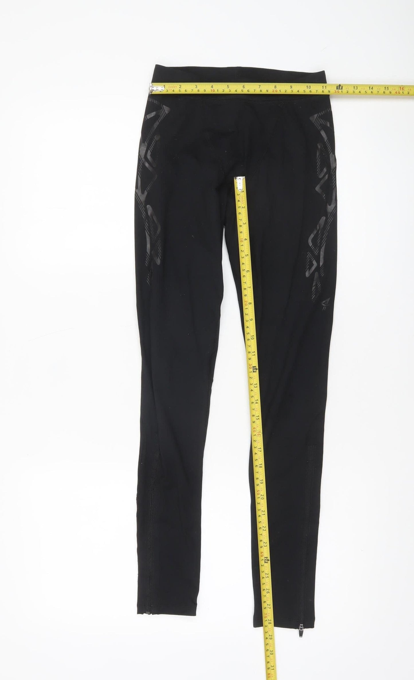 Reebok Women's Black Compression Leggings Size S Gym & Training Wear