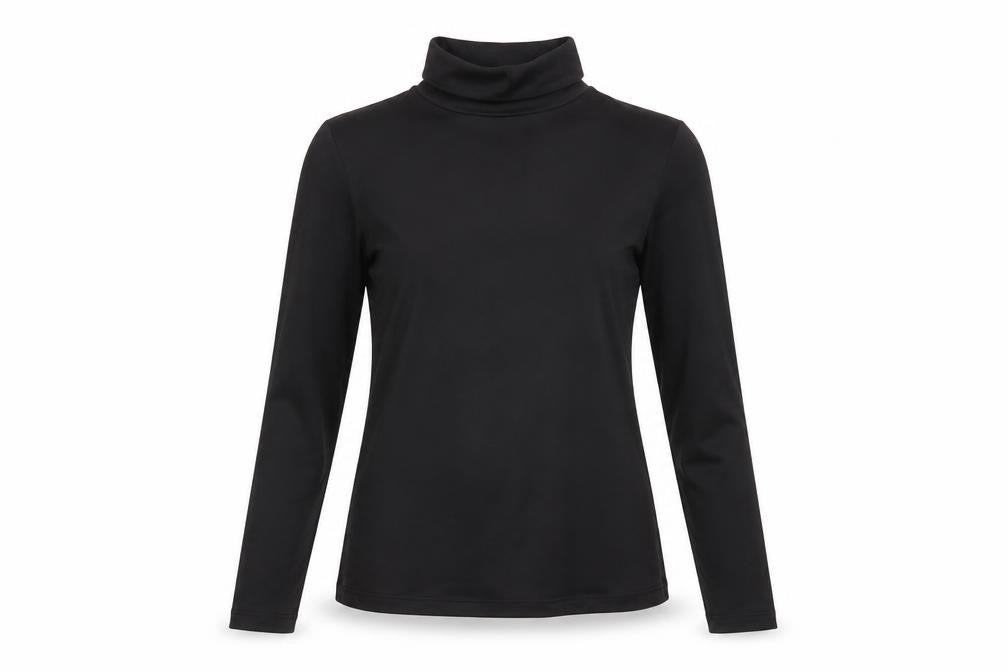 Brave Soul Women’s Black Long Sleeve Roll Neck Slim Fit Top Size S