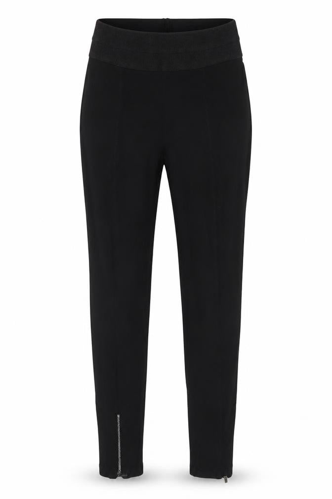 Zara Basic Women's Black XS Skinny Stretch Ankle Zip Leggings