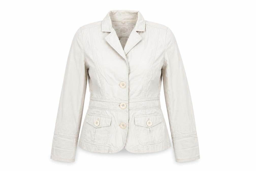 RJR.John Rocha Teens Beige Cotton Button Blazer Jacket Size 12 Years