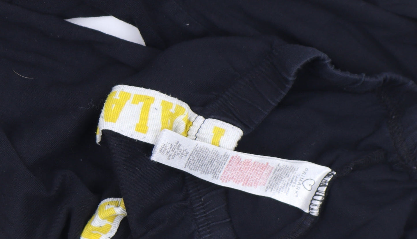 Primark Boys Black LA Lakers Jogger Trousers 10 Years Basketball Style