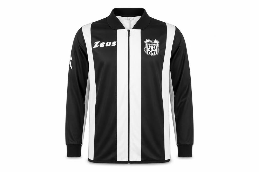 Zeus Boys Black Football Jersey Long Sleeve 2XS Athletic Top