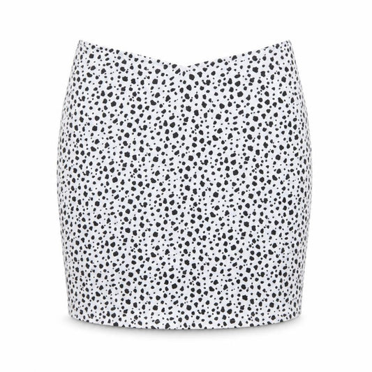 Missguided Women’s White Animal Print Stretch Pencil Skirt Size 8