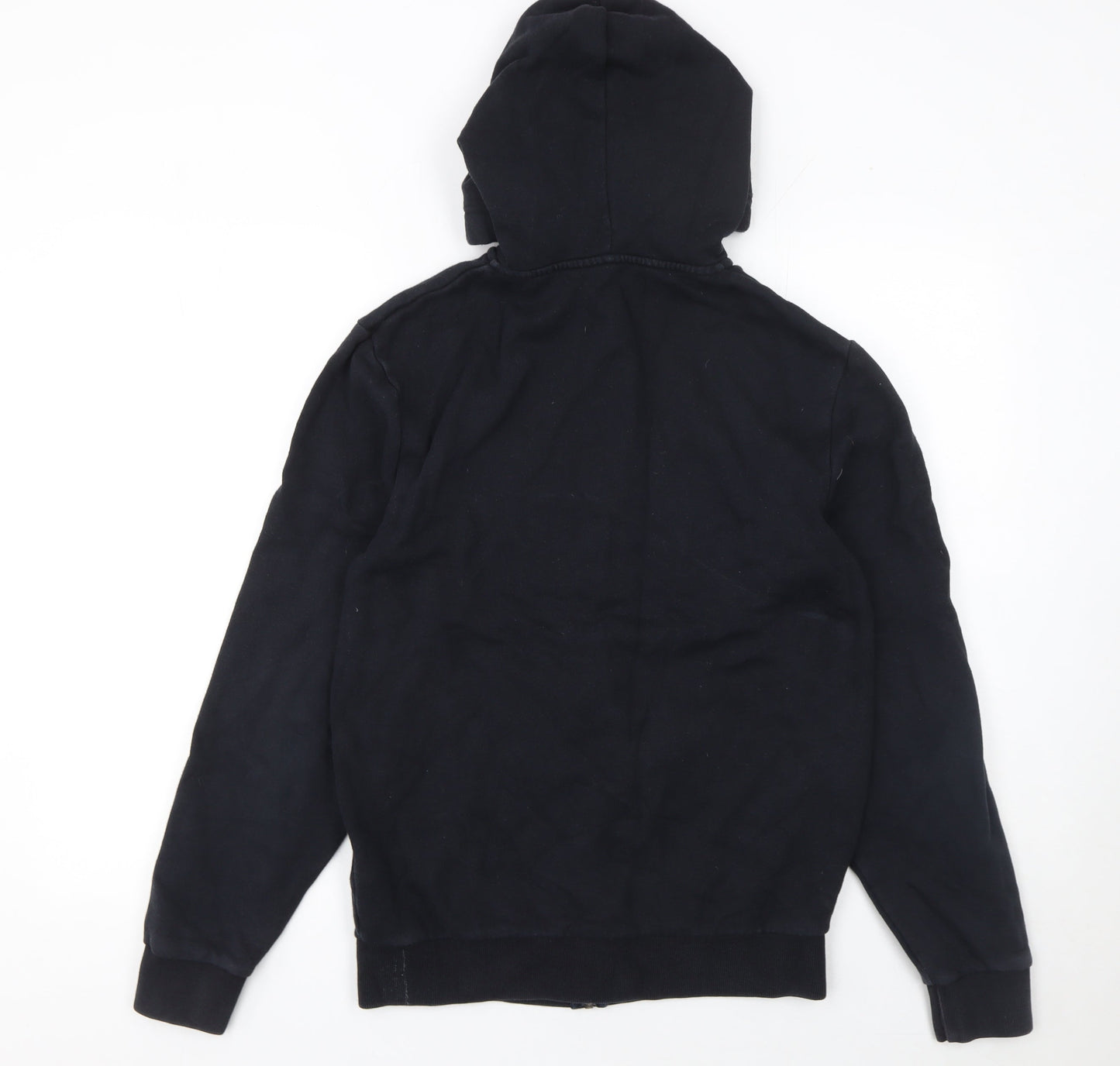 Jack Wills Men’s Black Full Zip Hoodie Size S Cotton Blend
