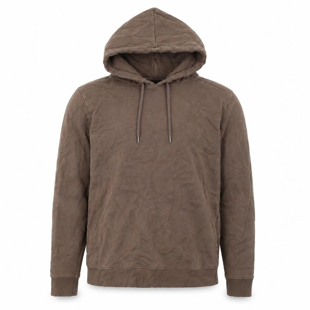 River Island Men’s Brown Pullover Hoodie Size S Cotton Casual