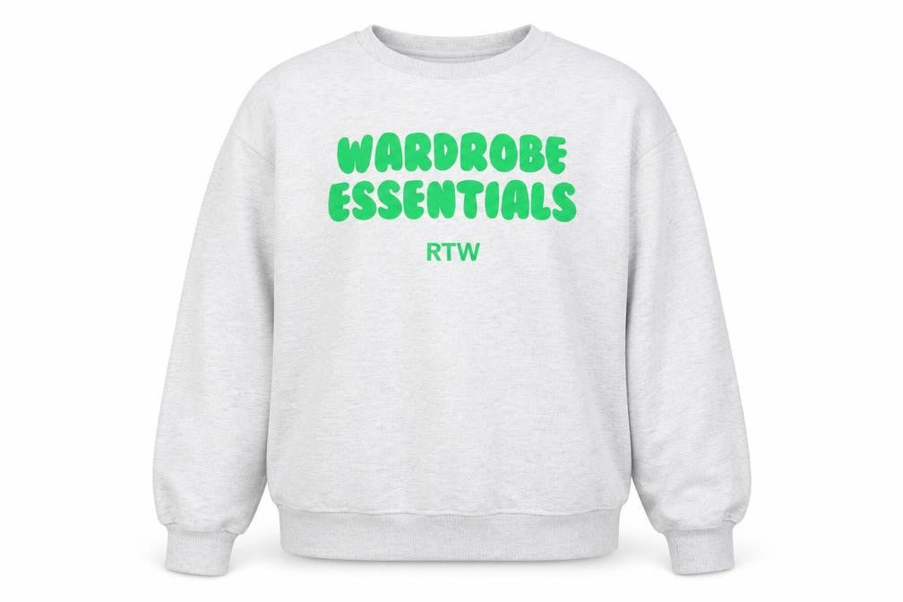 Boohoo Women’s Grey Pullover Sweatshirt L Cotton Blend Wardrobe Essentials