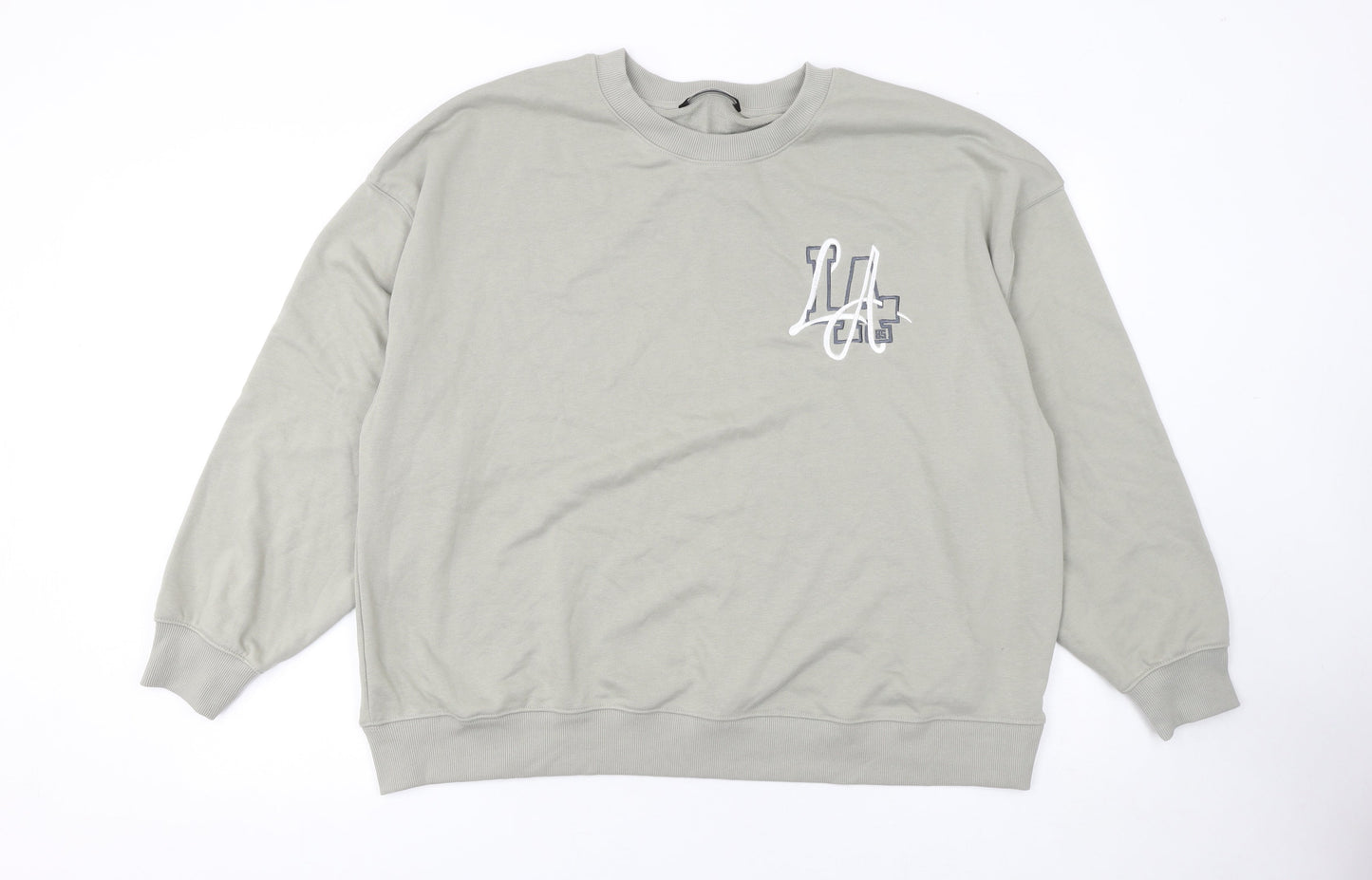 Dunnes Stores Women’s Grey LA Logo Pullover Sweatshirt Large
