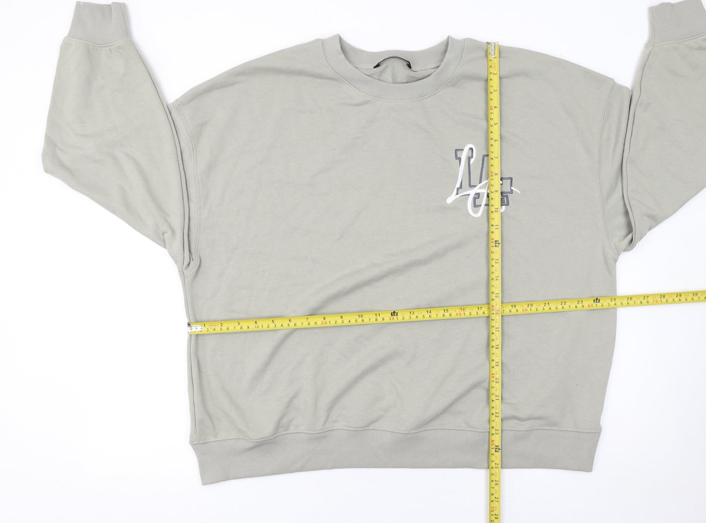 Dunnes Stores Women’s Grey LA Logo Pullover Sweatshirt Large