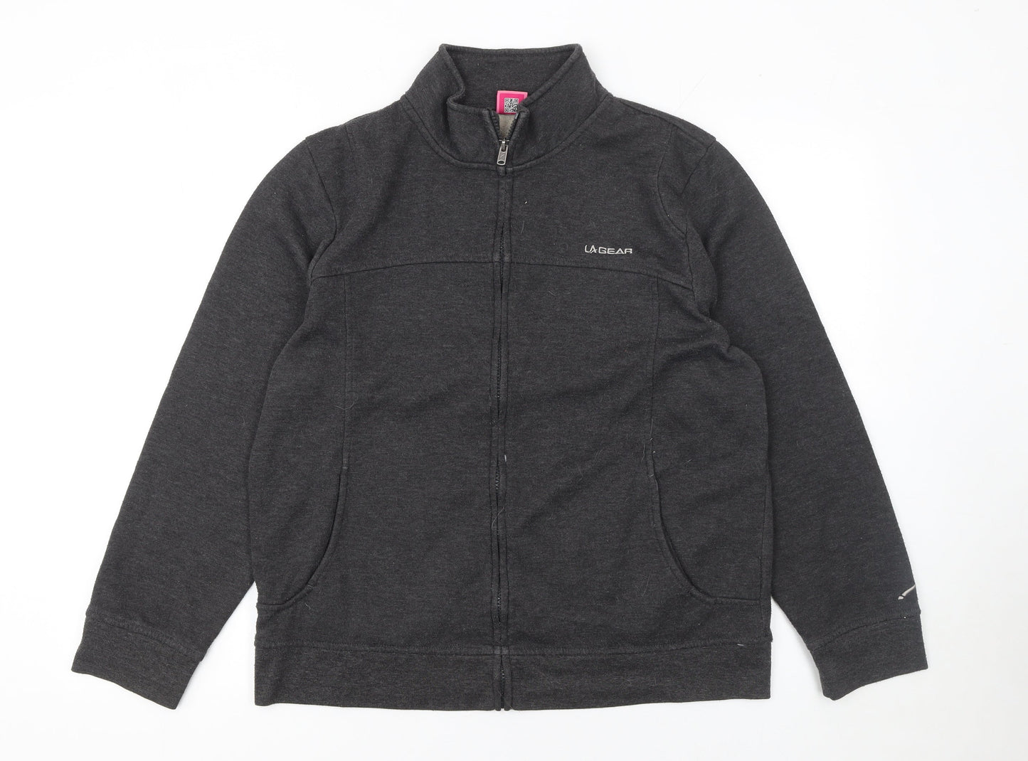 LA Gear Women's Black Size 18 Full Zip Sweatshirt Jacket