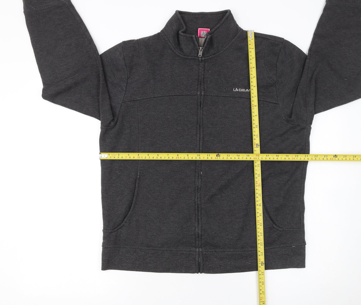 LA Gear Women's Black Size 18 Full Zip Sweatshirt Jacket