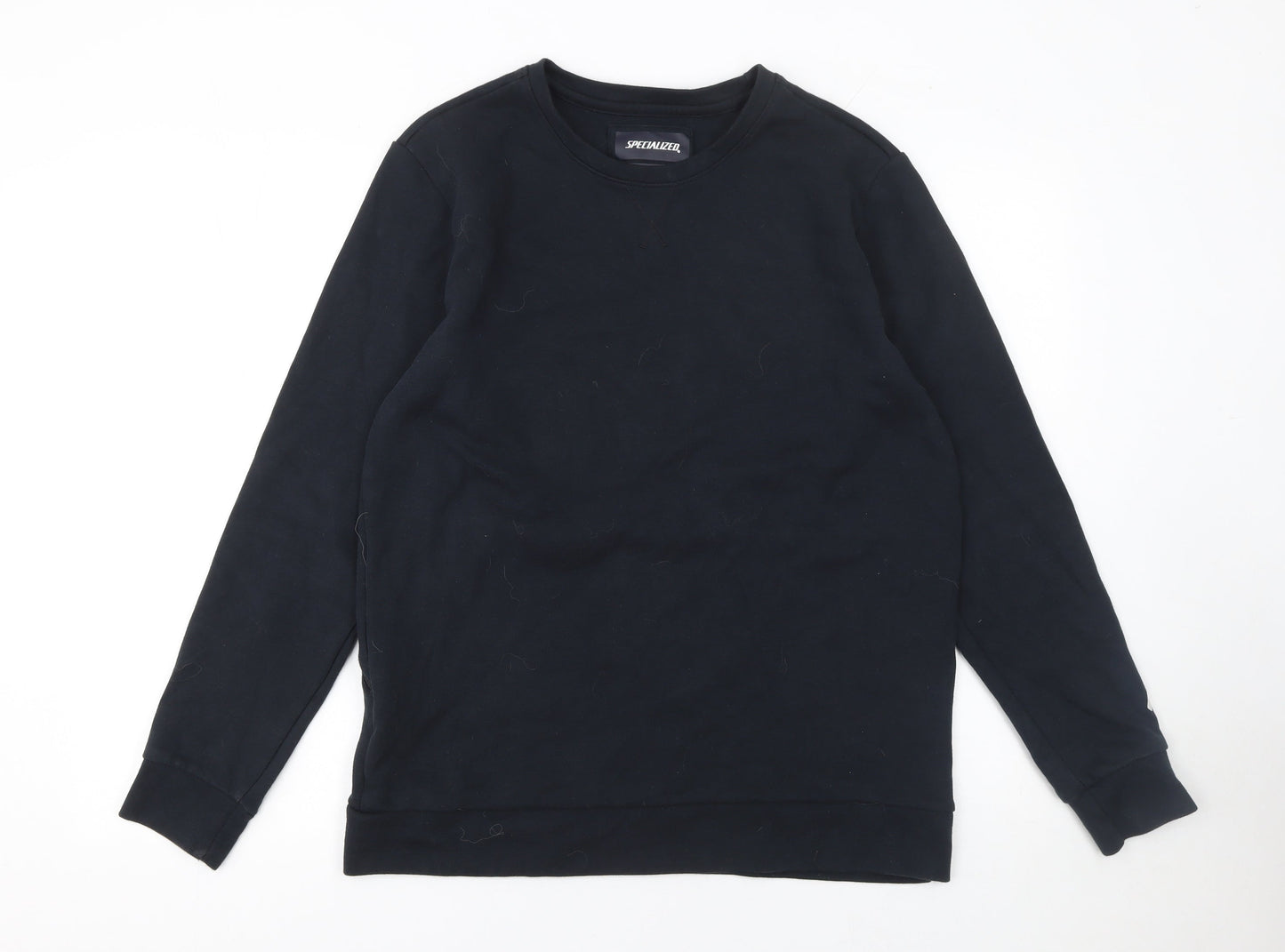 Specialized Mens Black Medium Pullover Sweatshirt Cotton Blend