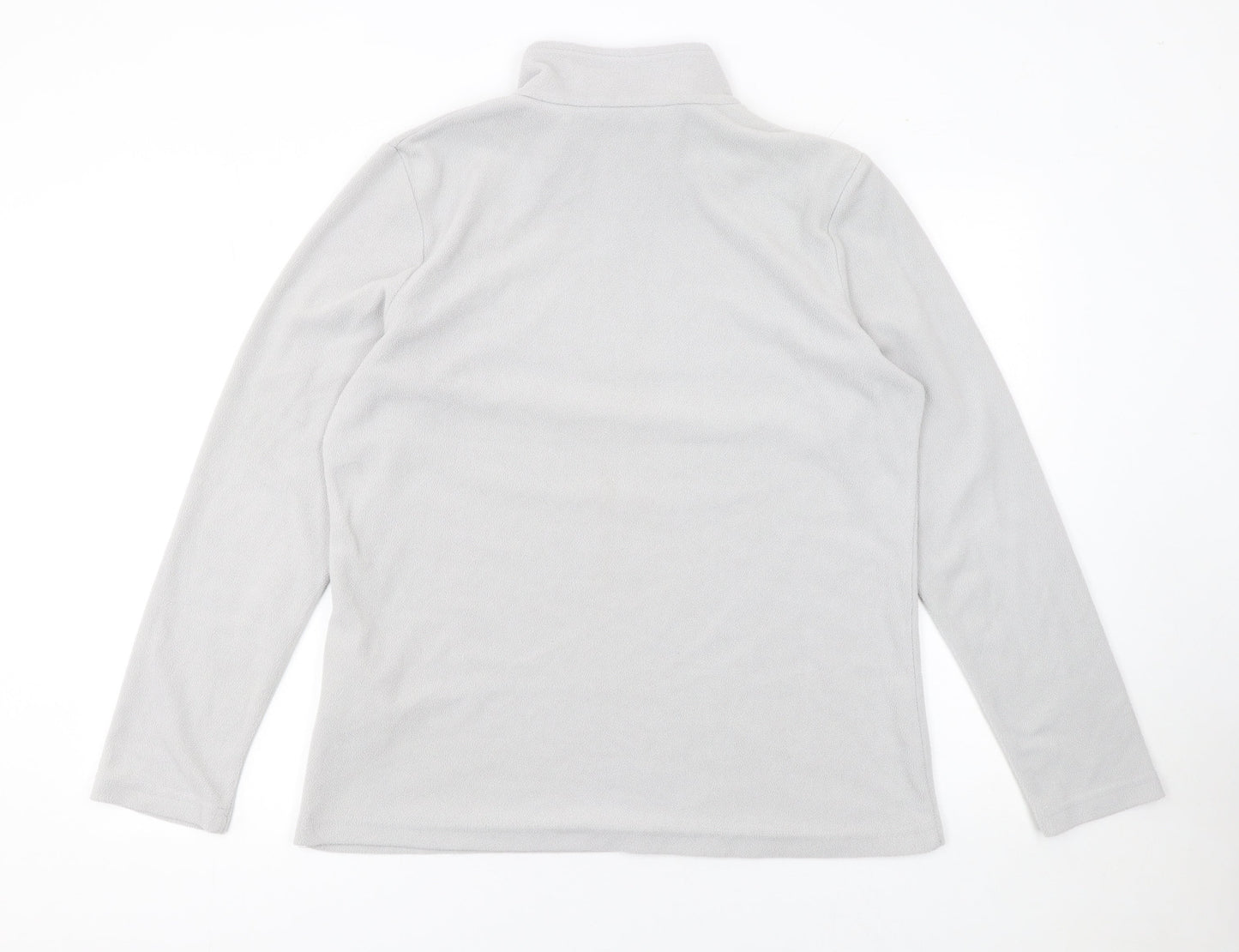 Regatta Women’s Grey Fleece 1/4 Zip Pullover Sweatshirt UK 14