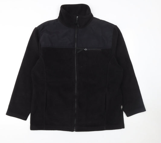 Bonmarché Womens Black Fleece Full Zip Jacket Size M