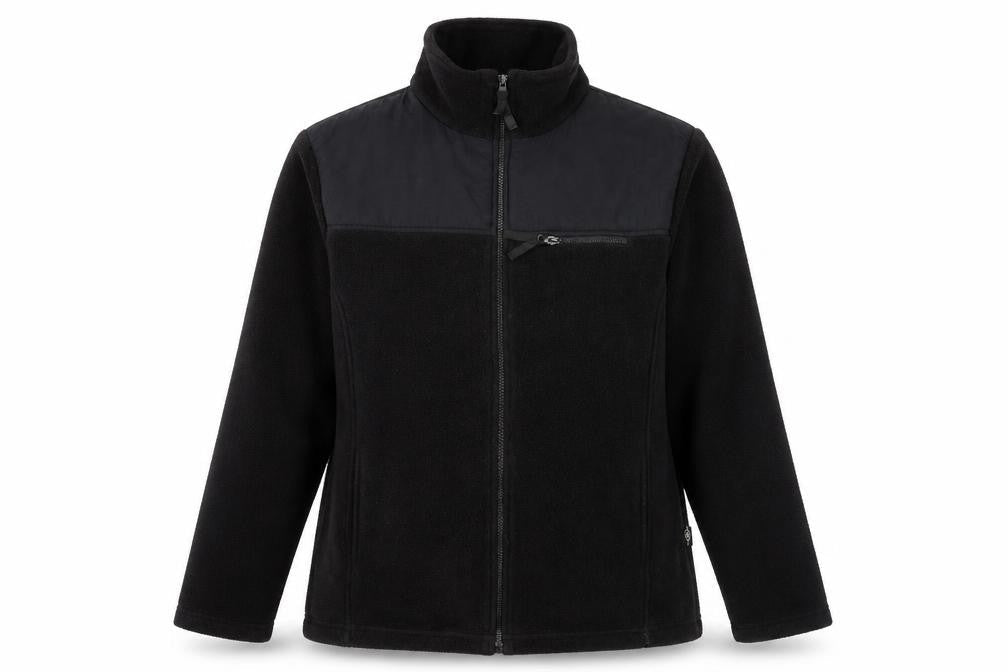 Bonmarché Womens Black Fleece Full Zip Jacket Size M