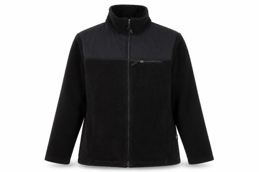 Bonmarché Womens Black Fleece Full Zip Jacket Size M