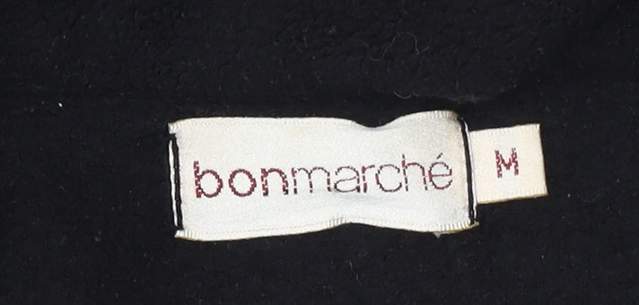 Bonmarché Womens Black Fleece Full Zip Jacket Size M