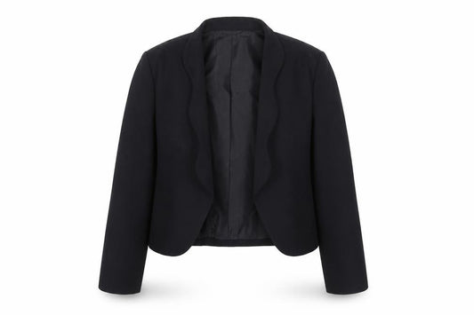 bpc Selection Women's Black Size 14 Tailored Cropped Blazer